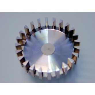 Быстросъемный ротор, нержавеющая сталь, 24 зубца, Retsch (Кат. № 02.608.0042)