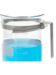 Ручка-держатель для стеклянного химического стакана, нержавеющая сталь 18/10, D=140/155 (8995)