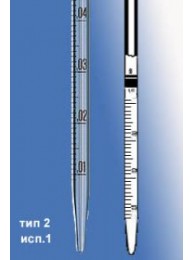 Пипетка 2-1-2-10 с прям. градуировкой, на полн. слив (1532)