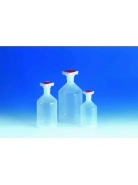 Бутыль узкогорлая, с пробкой NS 14/23, 100 мл, пластиковая PP (100394) (Vitlab)