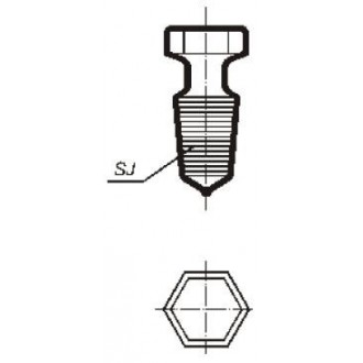 Пробка шестигранная, со шлифом 29/32 (Кат. № 8131/632 493 503 080) Simax 