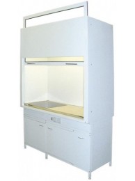 Шкаф вытяжной химически стойкий 1500 ШВМд-ХС (Durcon с бортиком)