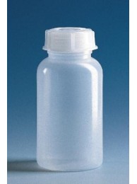 Бутылка широкогорлая, 2000 мл, пластиковая PE-LD, с завинчивающейся крышкой PE-LD (139893) (Vitlab)