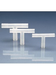 Соединитель Т-образный для шлангов с внутр. диам. 10-11 мм, пластиковый PP (80463) (Vitlab)