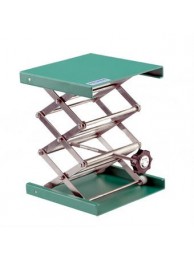 Подъемный столик MAXI, алюминий, зеленый цвет, ДхШхВ 200х200х75/400 (11032)